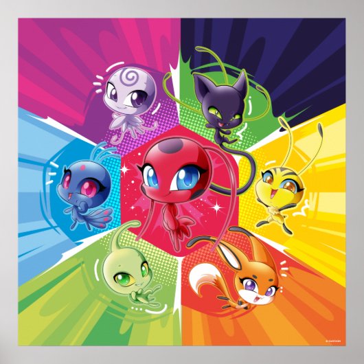 Colorful Kwamis Poster (Vorne)