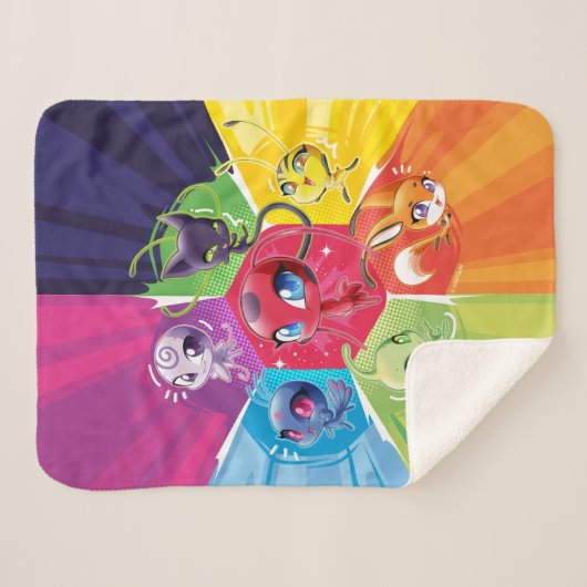 Colorful Kwamis Sherpadecke (Vorderseite (Horizontal))