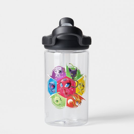 Colorful Kwamis Trinkflasche (Rückseite)