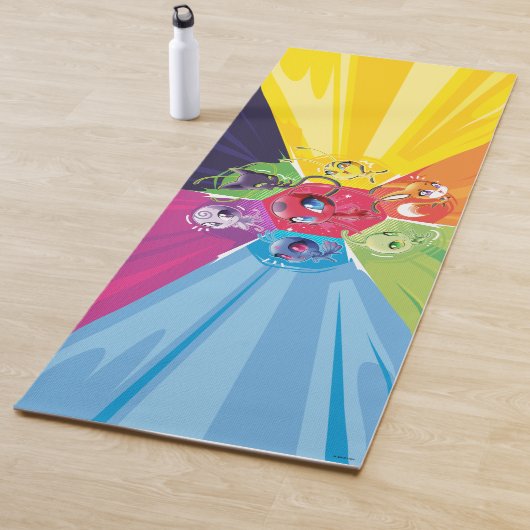 Colorful Kwamis Yogamatte (Beispiel)