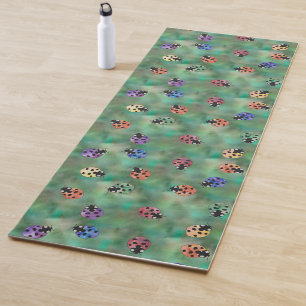 Colorful Ladybugs Yoga Mat Yogamatte