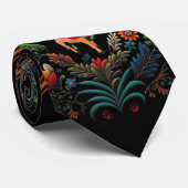 Colorful Lamassu Neck Tie Krawatte (Gerollt)