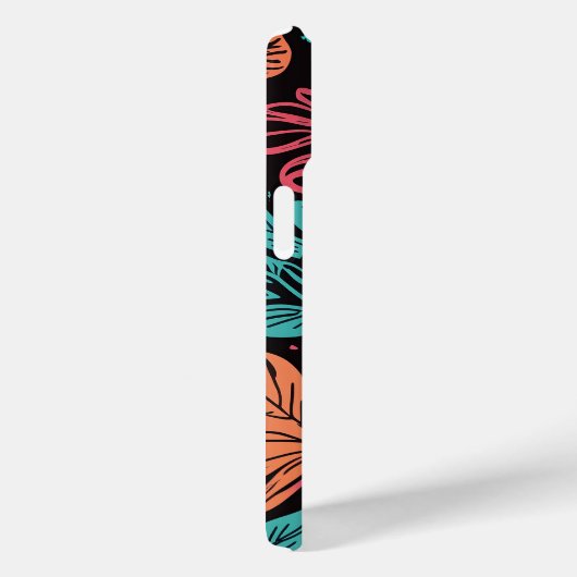 Colorful Leaves iPhone case (Rückseite / Rechts)