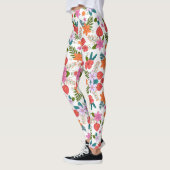 Colorful leggings featuring a vibrant floral  (Links)