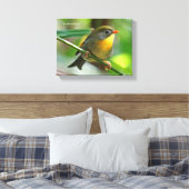Colorful Leiothrix / Pekin Robin Songbird Leinwanddruck (Insitu (Schlafzimmer))