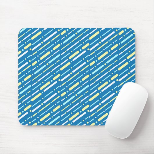 Colorful Lines Pattern Mouse Pad Mousepad (Mit Mouse)
