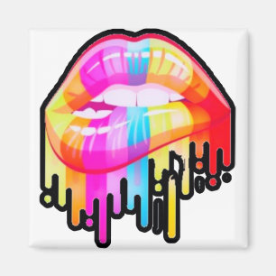Colorful Lips Magnet