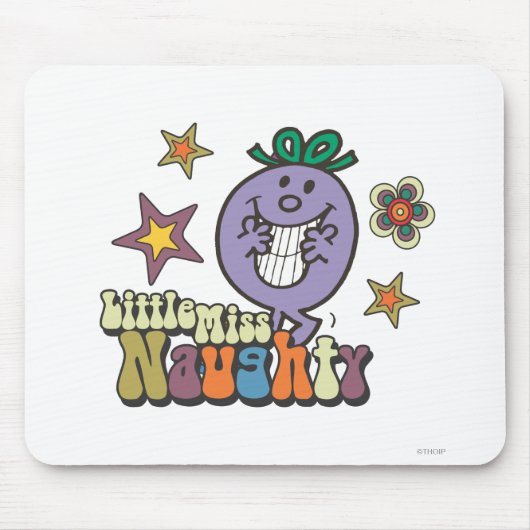 Colorful Little Miss Naughty Mousepad (Vorne)