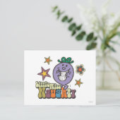 Colorful Little Miss Naughty Postkarte (Stehend Vorderseite)