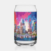 Colorful Louisville Skyline Dosenglas (Vorderseite)