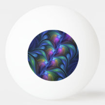 Colorful Luminous Abstract Blue Pink Green Fractal