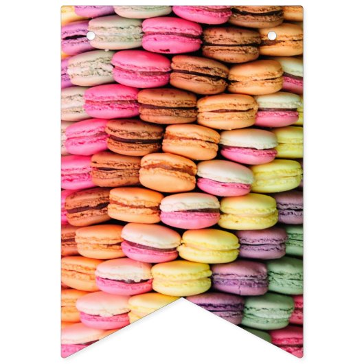 Colorful Macaroons Wimpelkette (Zweite Fahne)