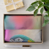 Colorful Macaw Parrots On A Branch-45739 Seidenpapier (Geschenk)