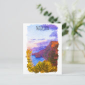 Colorful Madeira Portugal Landschaft Reisen Postkarte (Stehend Vorderseite)