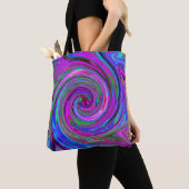 Colorful Magenta Swirl Retro Abstract Design Tasche (Von Nahem)