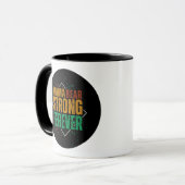 Colorful Mama Bear Strong Forever Tasse (Vorderseite Links)
