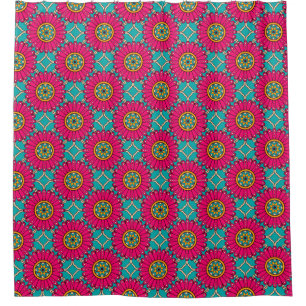 Colorful Mandala Duschvorhang