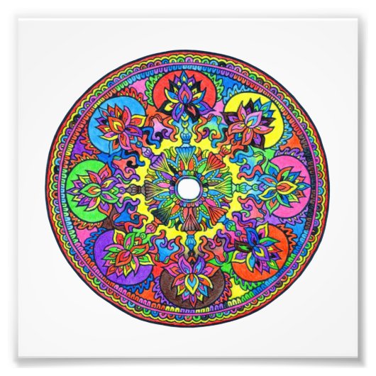 Colorful Mandala Fotodruck (Vorne)