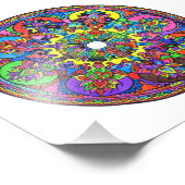 Colorful Mandala Fotodruck (Ecke)