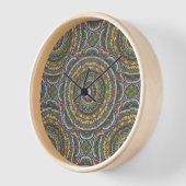 Colorful Mandala Home Decor Uhr (Winkel)