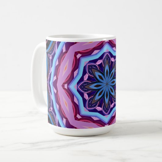 Colorful Mandala Kaffeetasse (Vorderseite Links)
