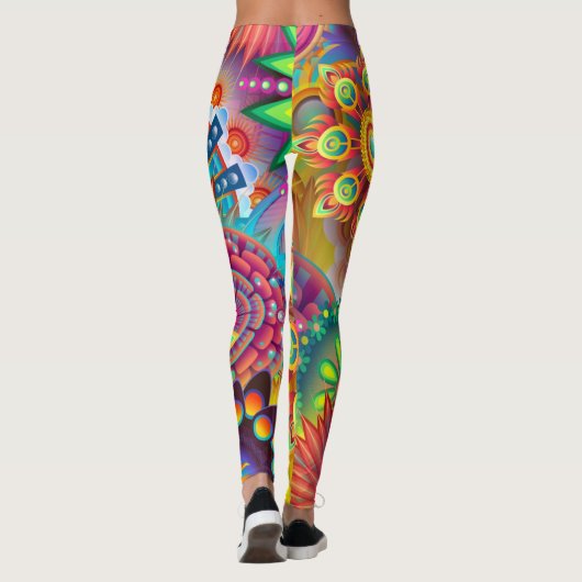 Colorful Mandala Leggings (Rückseite)