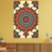 Colorful Mandala Leinwanddruck (Insitu (Wohnzimmer))