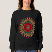 Colorful Mandala Mandala Sweatshirt (Vorderseite)