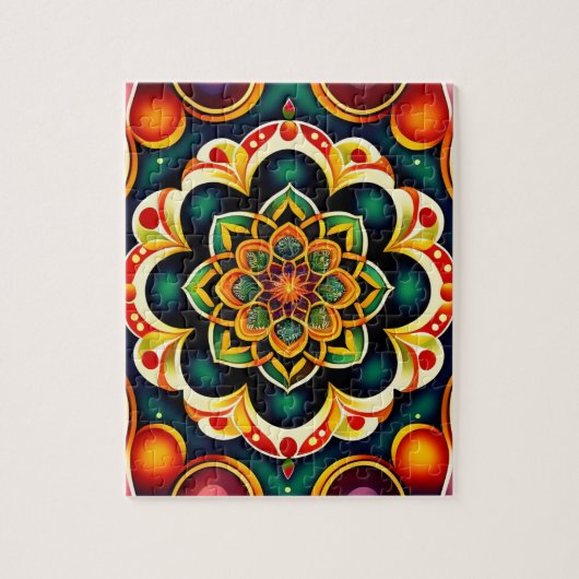 Colorful Mandala Puzzle (Vertikal)
