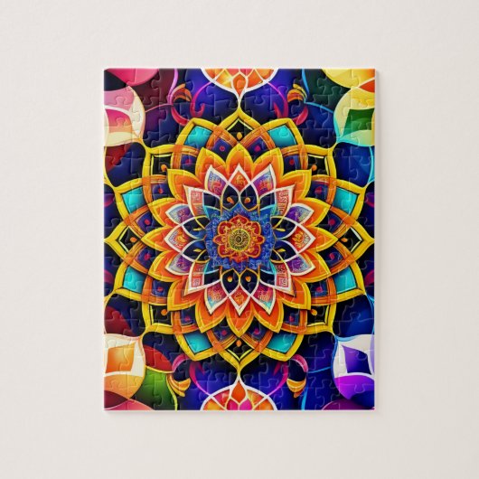Colorful Mandala Puzzle (Vertikal)