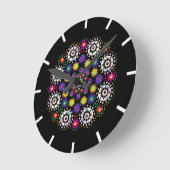 Colorful Mandala Runde Wanduhr (Winkel)