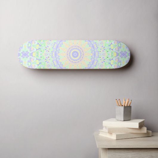 Colorful Mandala Skateboard (Wandkunst (Horz))