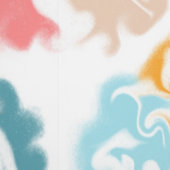 Colorful Marble Swirl Pattern Tapete (Naht)