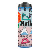 Colorful Math Teachers Thermosbecher (Vorderseite)