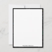 Colorful Mathematics Equations Math Formulas  Mitteilungskarte (Vorderseite)