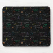 Colorful Mathematics Equations Math Formulas  Mousepad (Vorne)
