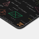 Colorful Mathematics Equations Math Formulas  Schreibtischunterlage (Ecke)