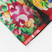 Colorful Matryoshka Dolls Fleece Blanket (Ecke)