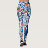 Colorful Maximalist Garden Leggings (Rückseite)