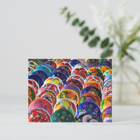 Colorful Mayan Postkarte (Stehend Vorderseite)