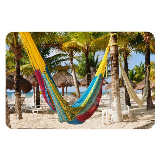Colorful Maymock Cozumel Mexico Flex Magnet (Horizontal)