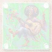 Colorful-Me Hippie Chic LIEBE Untersetzer (Rückseite)