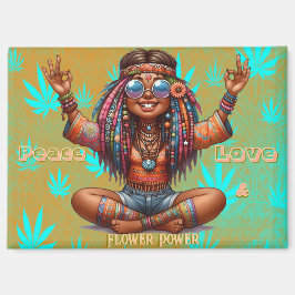 Colorful-Me Hippie Chic Mary Jane Magnet