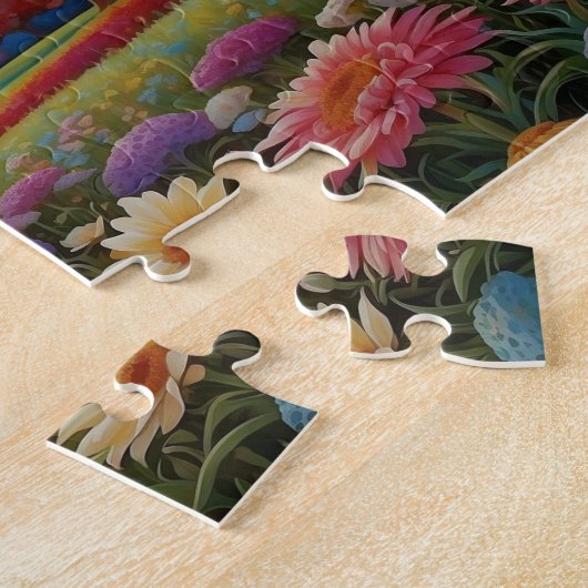 Colorful Meadow Art Puzzle (Seite)