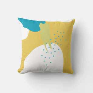 Colorful Memphis design background vintage80's, 90 Kissen