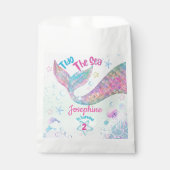 Colorful Mermaid second birthday Geschenktütchen (Vorderseite)