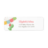 Colorful Mexican Fiesta Baby Showadresse (Vorne)