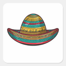 Colorful Mexican Sombrero Cinco De Mayo