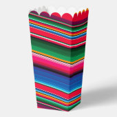 Colorful Mexican Stripes Sarape Popcorn Geschenkschachtel (Rückseite)