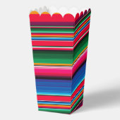 Colorful Mexican Stripes Sarape Popcorn Geschenkschachtel (Vorderseite)